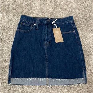 NWT Madewell Denim Mini Skirt, Size 26